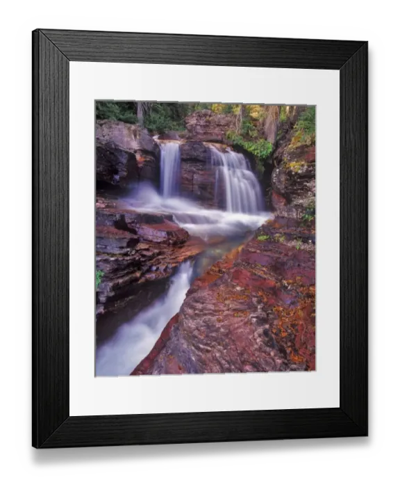 Framed Print : Red Rock along Virginia Creek in Glacier National Park in Montana Framed Print : Red Rock along Virginia Creek in Glacier National Park in Montana