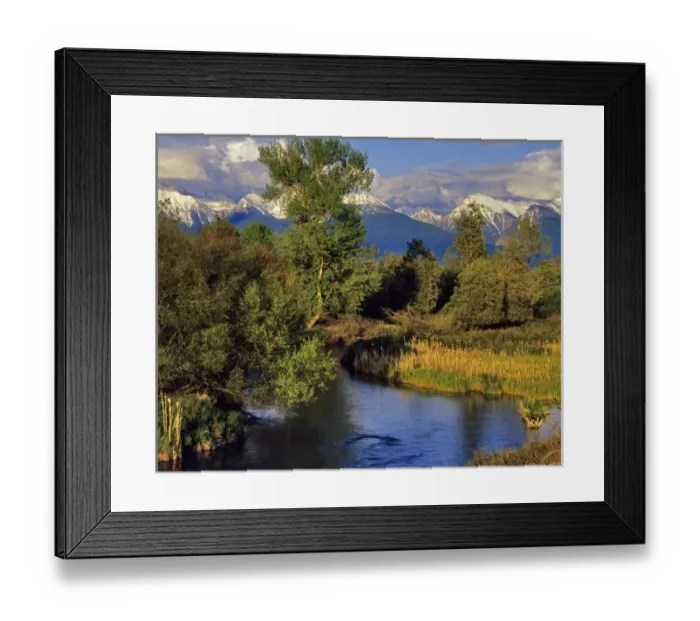 Framed Print : Mission Creek in the National Bison Range in Montana Framed Print : Mission Creek in the National Bison Range in Montana