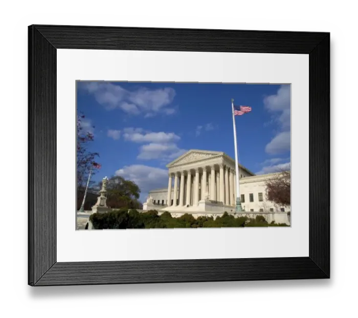 Framed Print : The United States Supreme Court Building in Washington, D. C Framed Print : The United States Supreme Court Building in Washington, D. C