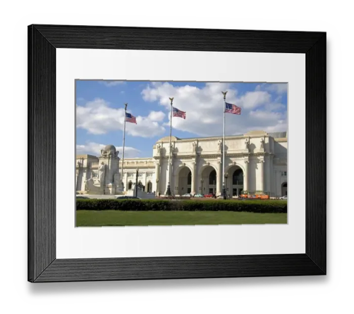 Framed Print : Union Station in Washington, D. C Framed Print : Union Station in Washington, D. C