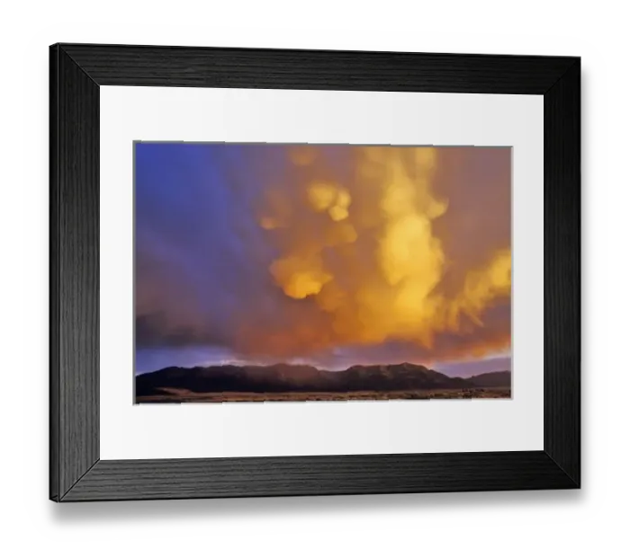 Framed Print : Storm Clouds in the Centennial Range in Montana Framed Print : Storm Clouds in the Centennial Range in Montana