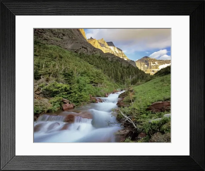 Framed Print : Baring Creek, Going
