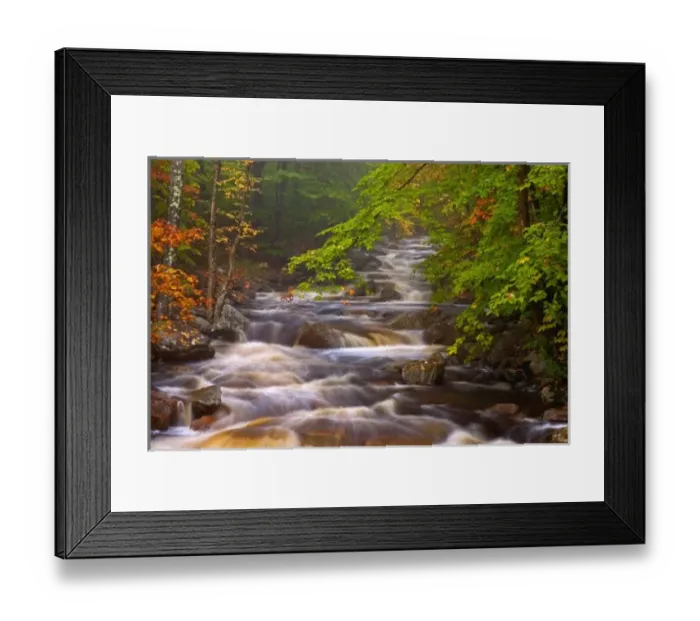 Framed Print : USA, Vermont, East Arlington, Flowing streams along the Appalachian Trail Framed Print : USA, Vermont, East Arlington, Flowing streams along the Appalachian Trail