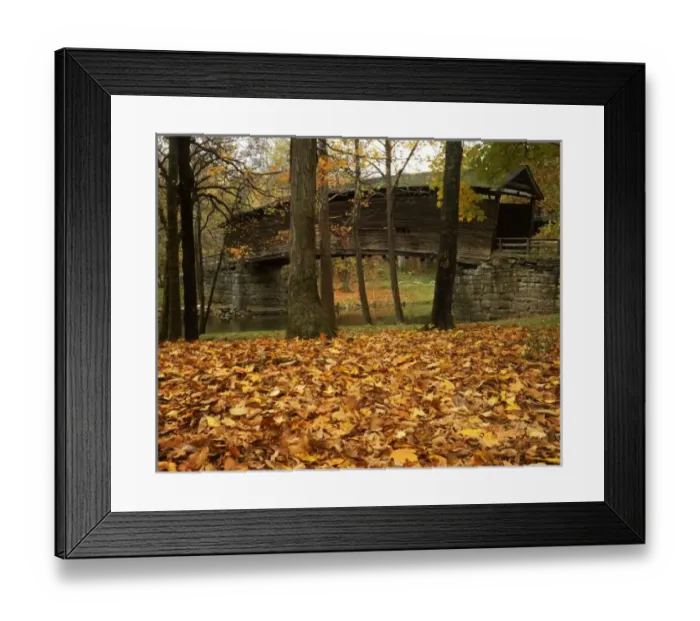 Framed Print : USA, Virginia, Covington, Humpback Covered Bridge Framed Print : USA, Virginia, Covington, Humpback Covered Bridge