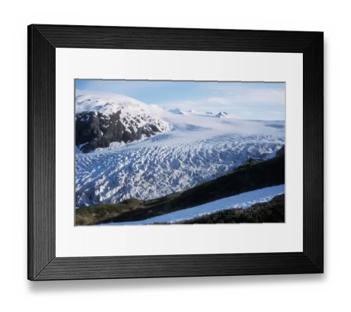 Framed Print : Exit Glacier in Kenai Fjords National Park, Alaska Framed Print : Exit Glacier in Kenai Fjords National Park, Alaska