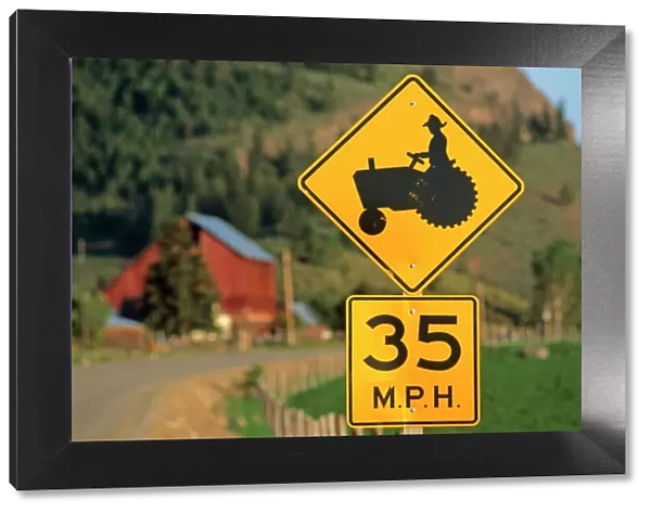 Rural road sign