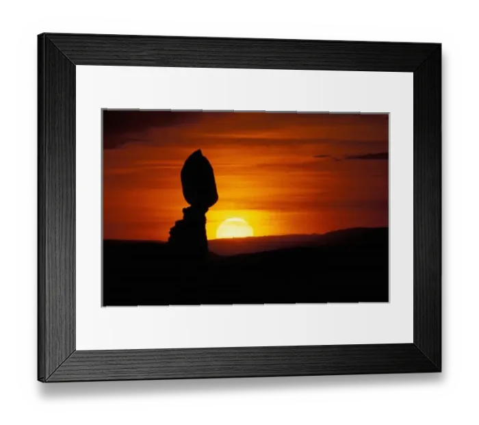 Framed Print : Arches National Park, UT Balance Rock at sunset Framed Print : Arches National Park, UT Balance Rock at sunset