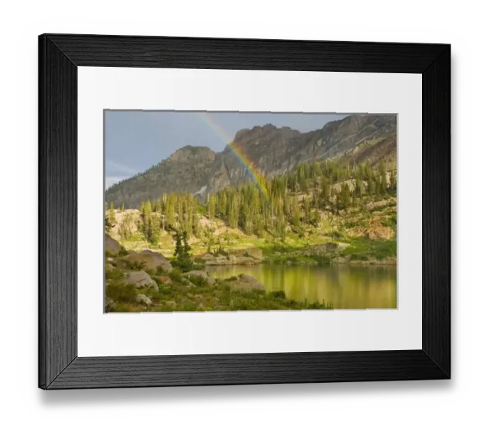 Framed Print : Cecret Lake with Framed Print : Cecret Lake with