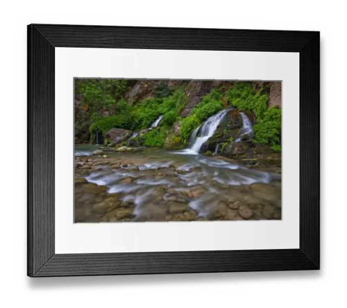 Framed Print : USA, Utah, Zion National Park. Big Springs in the Virgin River Narrows Framed Print : USA, Utah, Zion National Park. Big Springs in the Virgin River Narrows