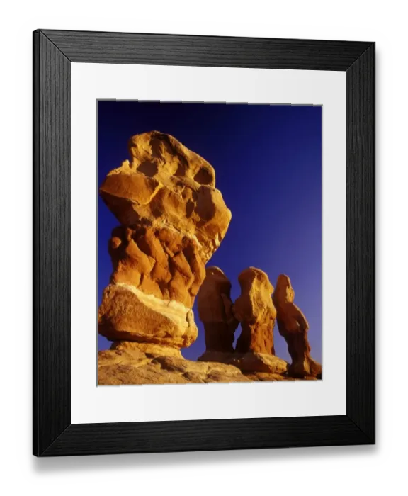 Framed Print : Devils Garden in the Grand Staircase Escalante in Utah