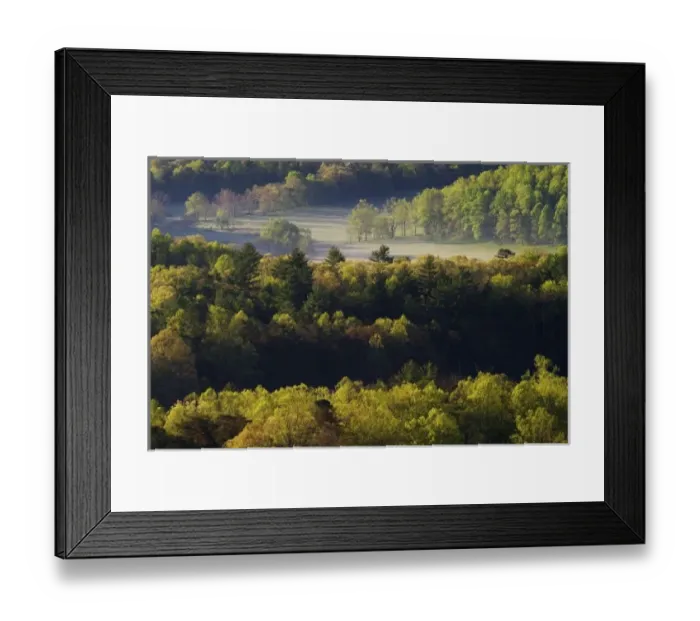 Framed Print : Aerial view of