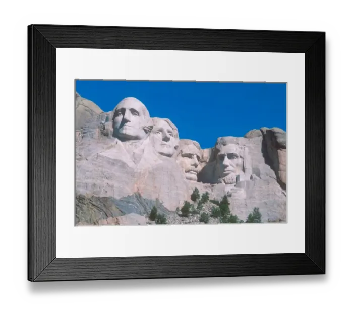 Framed Print : NA, USA, SD, Mount Rushmore