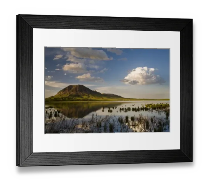 Framed Print : Bear Butte reflects into Bear Butte Lake near Sturgis South Dakota Framed Print : Bear Butte reflects into Bear Butte Lake near Sturgis South Dakota