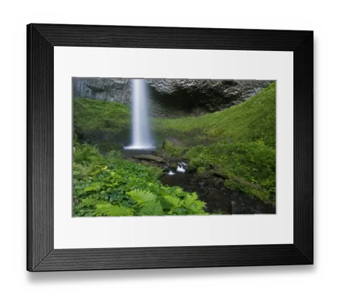 Framed Print : Latourell Falls, Columbia River Gorge, Oregon, USA