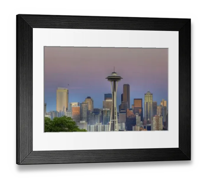 Framed Print : WA, Seattle, skyline from Kerry Park Framed Print : WA, Seattle, skyline from Kerry Park