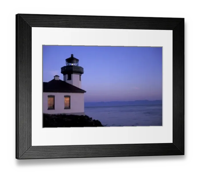 Framed Print : NA, USA, Washington, San Juan Islands. Lime Kiln Lighthouse Framed Print : NA, USA, Washington, San Juan Islands. Lime Kiln Lighthouse