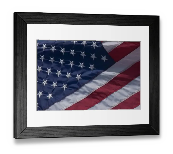 Framed Print : American flag Framed Print : American flag
