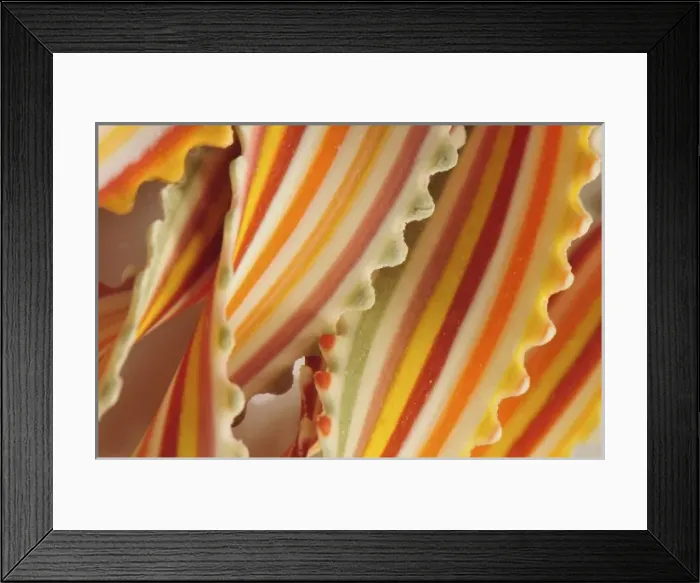 Framed Print : USA. Close-up of dried rainbow pasta noodles Framed Print : USA. Close-up of dried rainbow pasta noodles