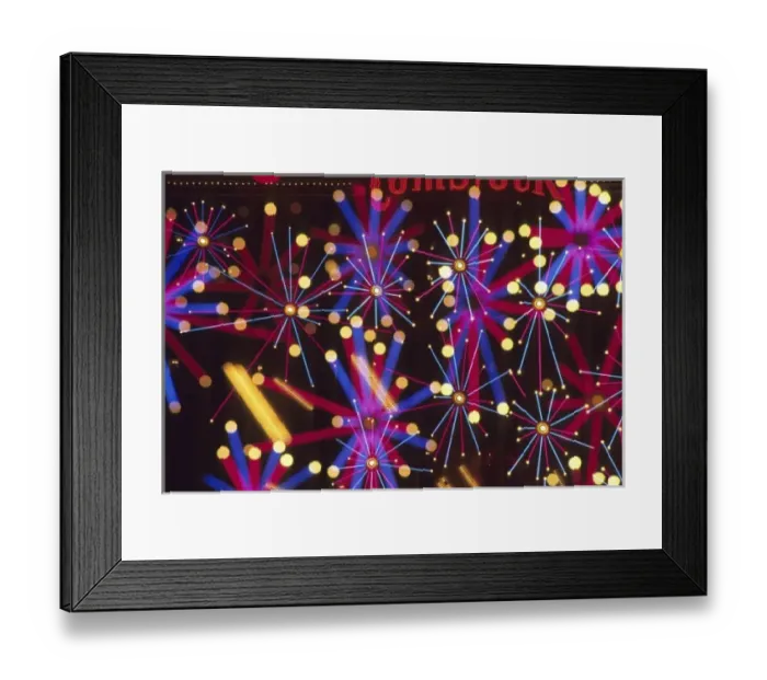 Framed Print : Abstract lights, double exposure Framed Print : Abstract lights, double exposure