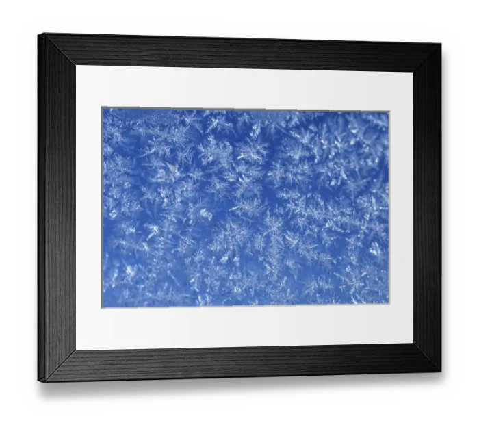 Framed Print : Frost on glass Framed Print : Frost on glass