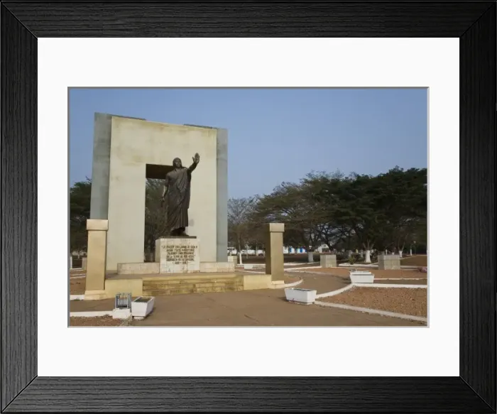 Framed Print : West Africa, Benin, Abomey. Monument of King Glele of Dahomey near the Royal Palace of Abomey Framed Print : West Africa, Benin, Abomey. Monument of King Glele of Dahomey near the Royal Palace of Abomey