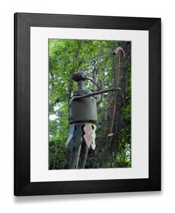 Framed Print : Africa, Benin, Ouidah. Sacred Forest of Kapasse (aka Foret Sacree), statue of voodoo Framed Print : Africa, Benin, Ouidah. Sacred Forest of Kapasse (aka Foret Sacree), statue of voodoo