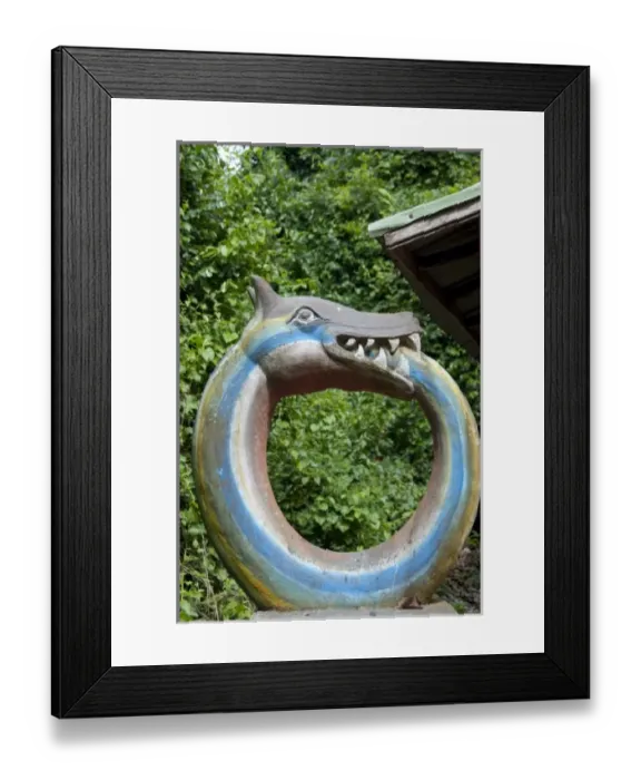 Framed Print : Africa, Benin, Ouidah. Sacred Forest of Kapasse (aka Foret Sacree), statue of voodoo animist deity Framed Print : Africa, Benin, Ouidah. Sacred Forest of Kapasse (aka Foret Sacree), statue of voodoo animist deity