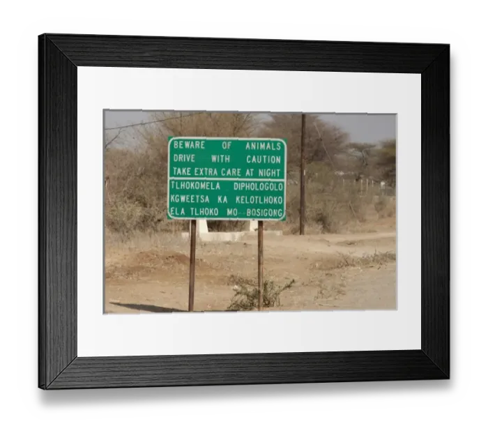 Framed Print : Africa, Botswana Framed Print : Africa, Botswana