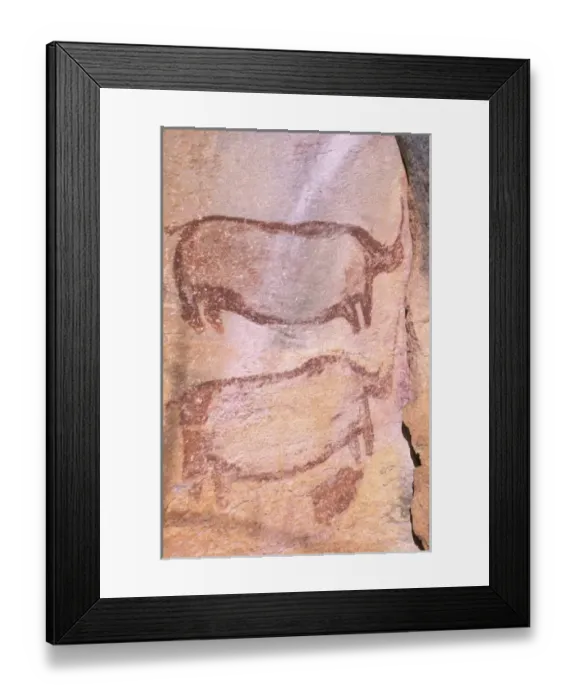 Framed Print : Africa, Botswana, Tsodillo Hills. Bushman paintings Framed Print : Africa, Botswana, Tsodillo Hills. Bushman paintings