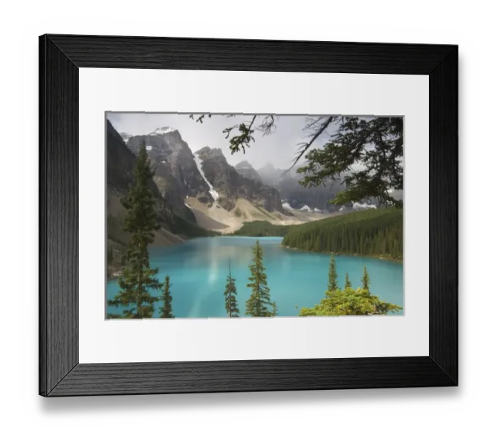 Framed Print : Canada, Alberta, Banff National Park. View of Moraine Lake Framed Print : Canada, Alberta, Banff National Park. View of Moraine Lake