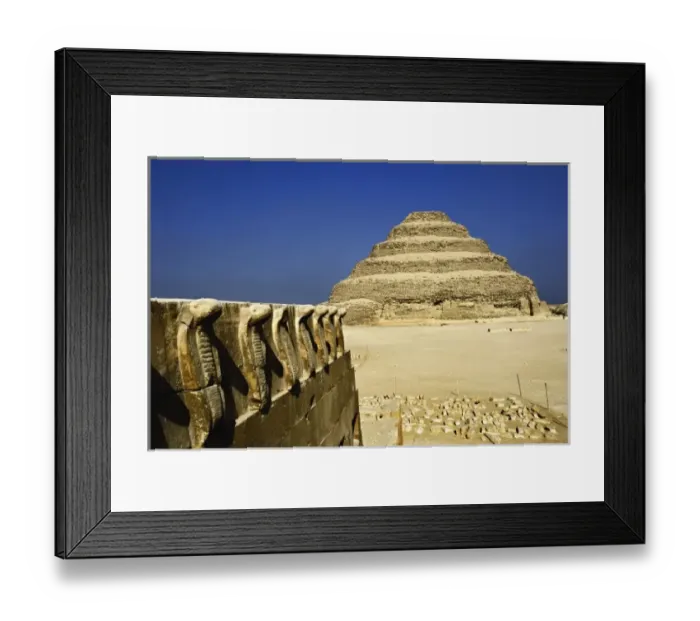 Framed Print : Step pyramid at Saqqara, one of the earliest Egyptian pyramids, built during the Third Dynasty Framed Print : Step pyramid at Saqqara, one of the earliest Egyptian pyramids, built during the Third Dynasty