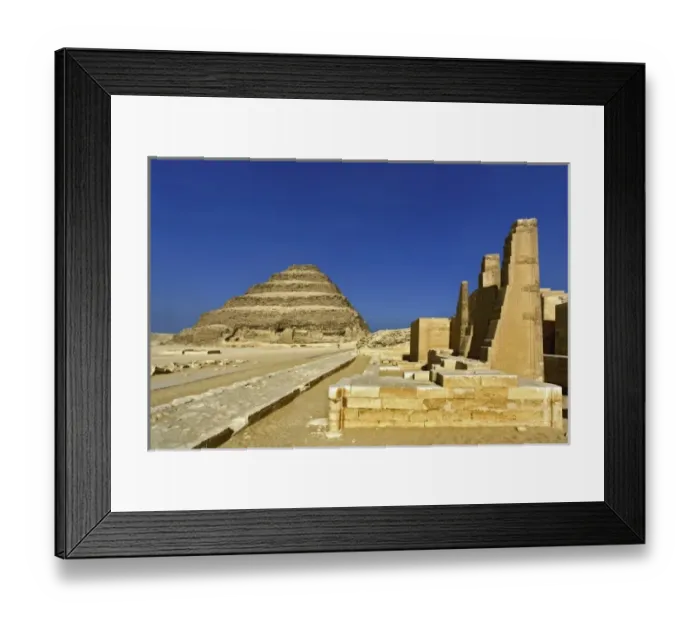 Framed Print : Step pyramid at Saqqara, one of the earliest Egyptian pyramids, built during the Third Dynasty Framed Print : Step pyramid at Saqqara, one of the earliest Egyptian pyramids, built during the Third Dynasty