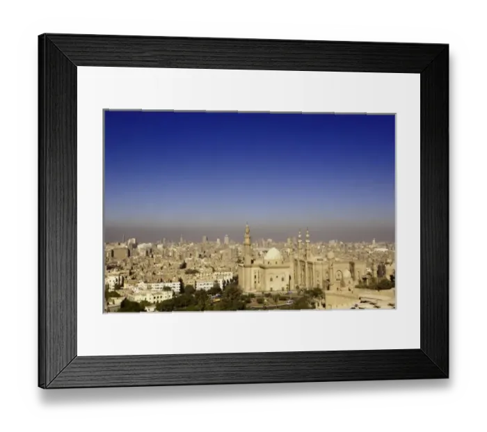 Framed Print : View of Cairo from the Citadel, Cairo, Egypt Framed Print : View of Cairo from the Citadel, Cairo, Egypt