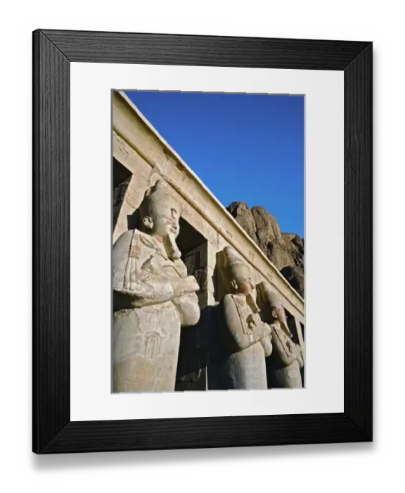 Framed Print : Mortuary Temple of Queen Hatshepsut (Deir Al-Bahri), West Bank of the Nile Valley Framed Print : Mortuary Temple of Queen Hatshepsut (Deir Al-Bahri), West Bank of the Nile Valley