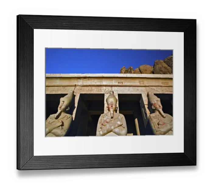 Framed Print : Mortuary Temple of Queen Hatshepsut (Deir Al-Bahri), West Bank of the Nile Valley Framed Print : Mortuary Temple of Queen Hatshepsut (Deir Al-Bahri), West Bank of the Nile Valley