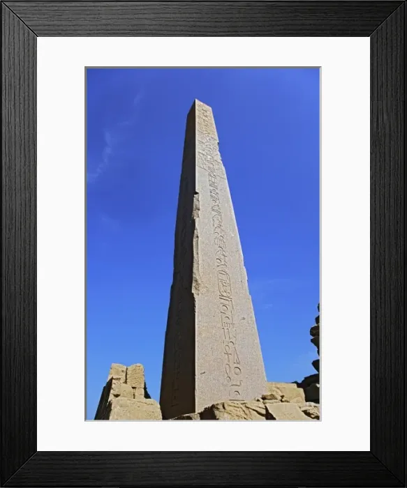 Framed Print : Obelisk of Queen Hatshepsut, Temple of Karnak located at modern day Luxor or ancient Thebes, Egypt Framed Print : Obelisk of Queen Hatshepsut, Temple of Karnak located at modern day Luxor or ancient Thebes, Egypt