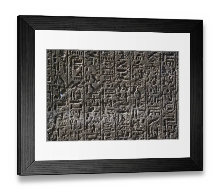 Framed Print : Hieroglyphs on wall, Temple of Karnak located at modern day Luxor or ancient Thebes Framed Print : Hieroglyphs on wall, Temple of Karnak located at modern day Luxor or ancient Thebes