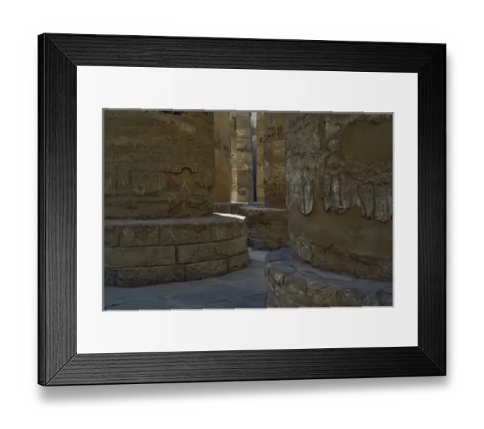 Framed Print : Massive columns at the Great Hypostyle Hall, in the temple of Amun, The Temple of Framed Print : Massive columns at the Great Hypostyle Hall, in the temple of Amun, The Temple of