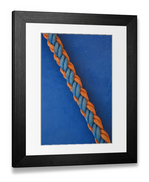 Framed Print : Close-up of roap on cruise ship, Nile River, Egypt
