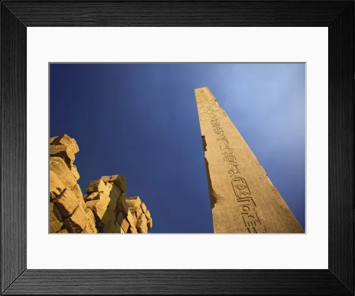 Framed Print : The Obelisk of Thutmose I, Karnak Temple, Luxor, Egypt