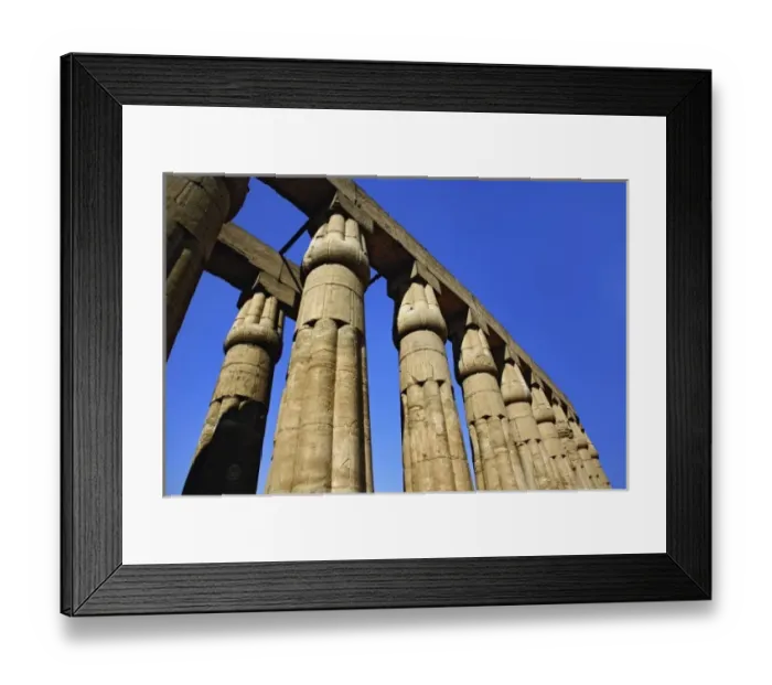 Framed Print : Columns, Luxor Temple, Luxor, Egypt Framed Print : Columns, Luxor Temple, Luxor, Egypt