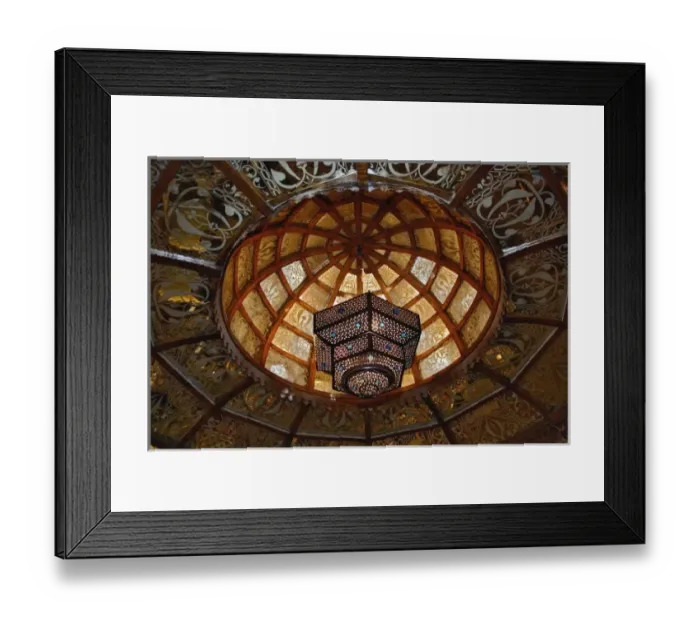 Framed Print : Chandelier for sale, Khan el Khalili Bazaar, Cairo, Egypt