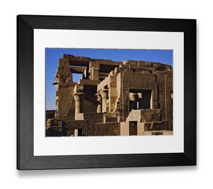 Framed Print : The Temple of Kom-Ombo, near Aswan, Egypt Framed Print : The Temple of Kom-Ombo, near Aswan, Egypt