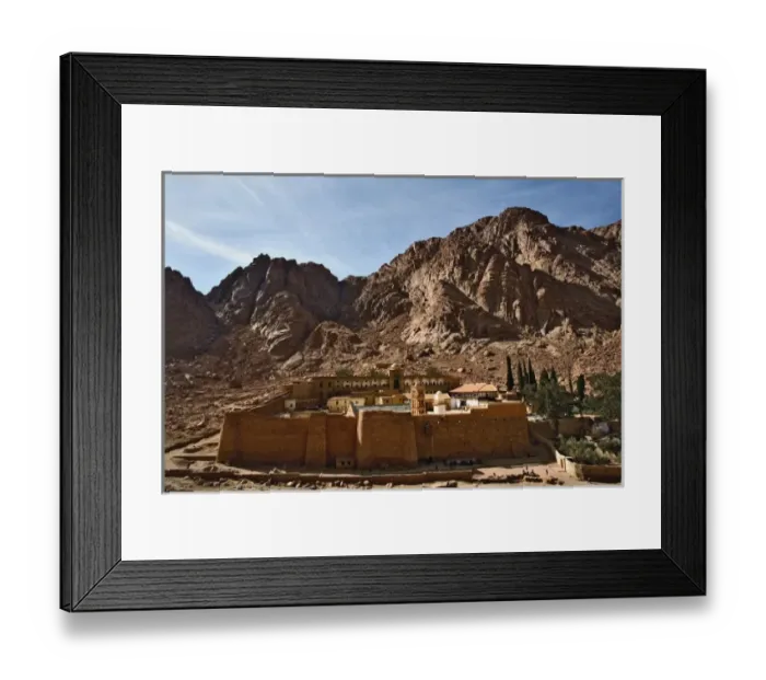 Framed Print : Monastery of St Catherine located at the foot of Mount Moses, in the Sinai of Egypt Framed Print : Monastery of St Catherine located at the foot of Mount Moses, in the Sinai of Egypt