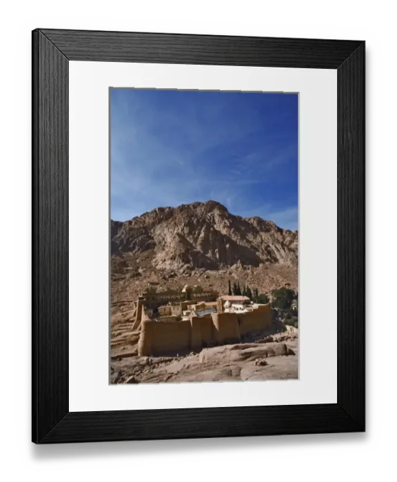 Framed Print : Monastery of St Catherine located at the foot of Mount Moses, in the Sinai of Egypt Framed Print : Monastery of St Catherine located at the foot of Mount Moses, in the Sinai of Egypt
