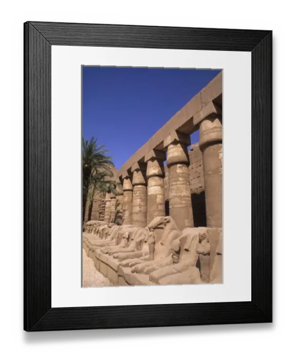Framed Print : Ancient ruins of kings at the Temple of Karnak in Luxor Egypt Framed Print : Ancient ruins of kings at the Temple of Karnak in Luxor Egypt