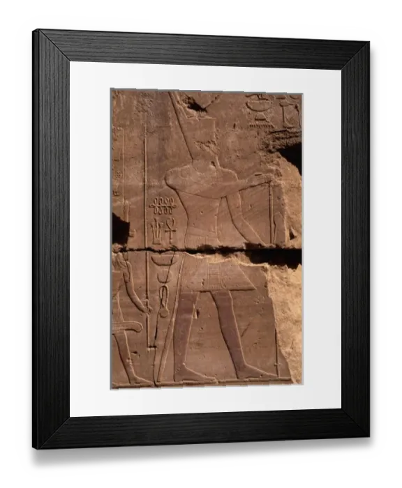 Framed Print : Close up of Hieroglyphics from ancient ruins of Temple of Luxor Egypt Framed Print : Close up of Hieroglyphics from ancient ruins of Temple of Luxor Egypt