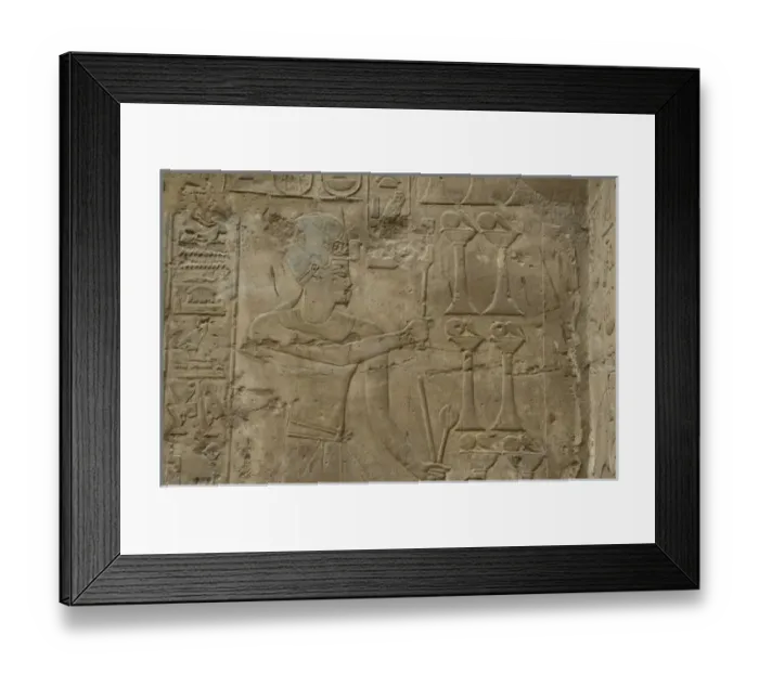 Framed Print : Egypt, Luxor, East Bank, Luxor Temple. Typical hieroglyphic covered wall, detail Framed Print : Egypt, Luxor, East Bank, Luxor Temple. Typical hieroglyphic covered wall, detail