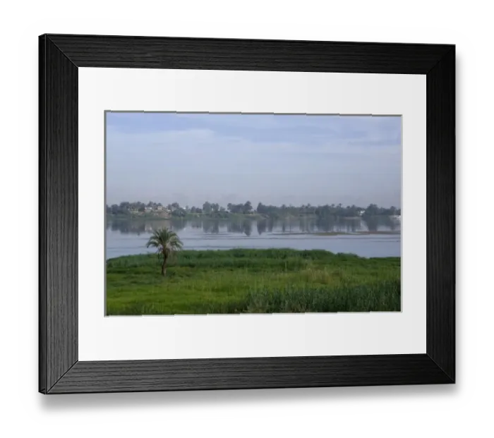 Framed Print : Egypt, Luxor. Typical views of the Nile from Luxor Framed Print : Egypt, Luxor. Typical views of the Nile from Luxor