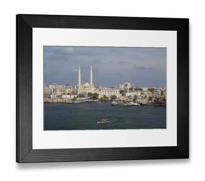 Framed Print : Egypt, Mediterranean Sea, Port Said
